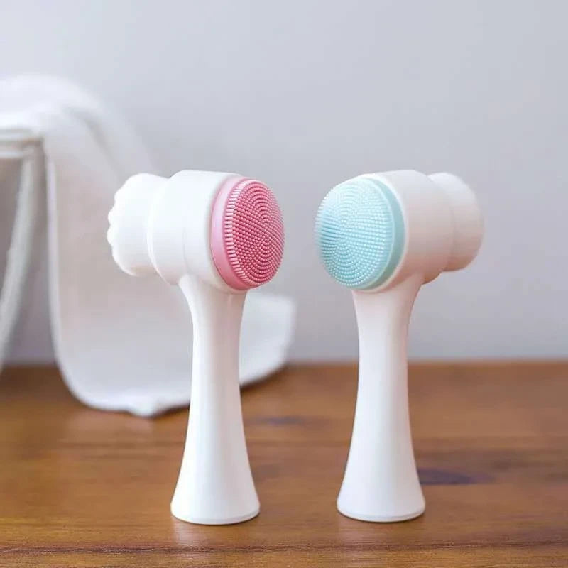Dual-Sided Silicone Facial Brush