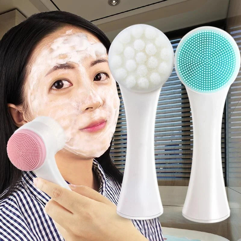 Dual-Sided Silicone Facial Brush