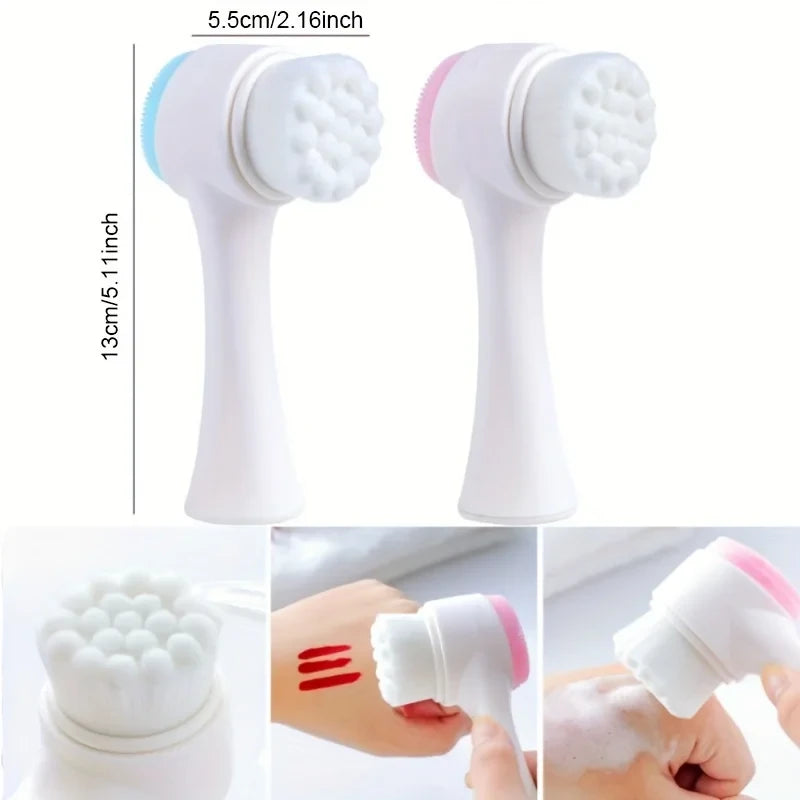 Dual-Sided Silicone Facial Brush