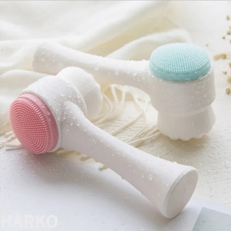 Dual-Sided Silicone Facial Brush