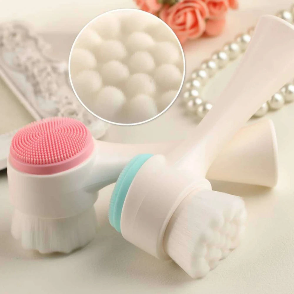 Dual-Sided Silicone Facial Brush