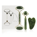 Jade Facial Roller and Gua Sha Set