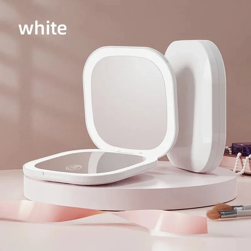Portable LED Travel Makeup Mirror