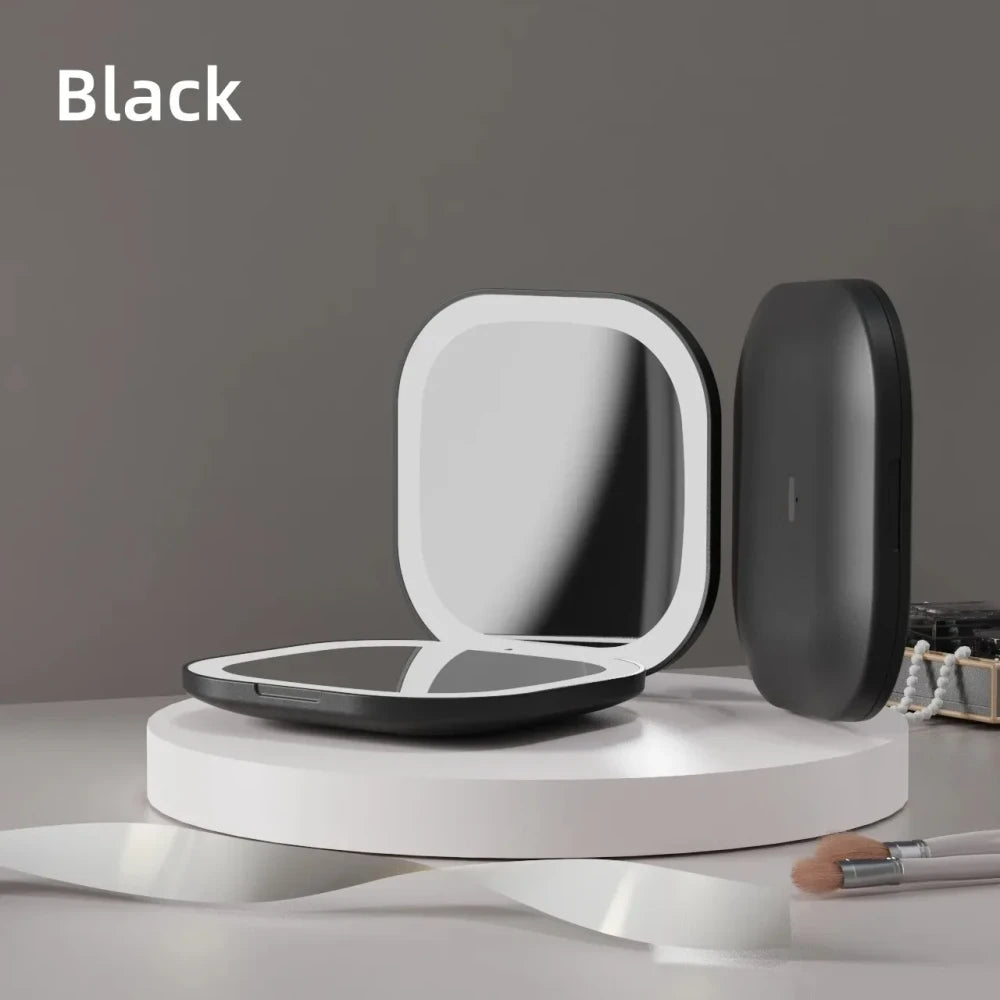 Portable LED Travel Makeup Mirror