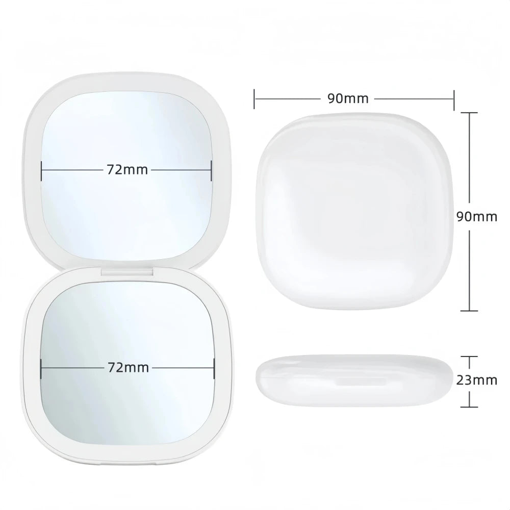 Portable LED Travel Makeup Mirror